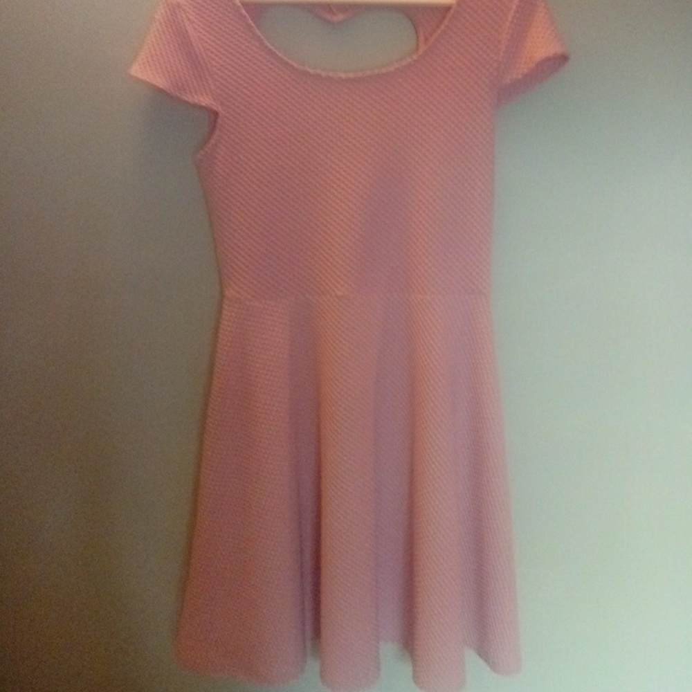 short light pink dress